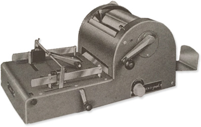 Hand crank printer