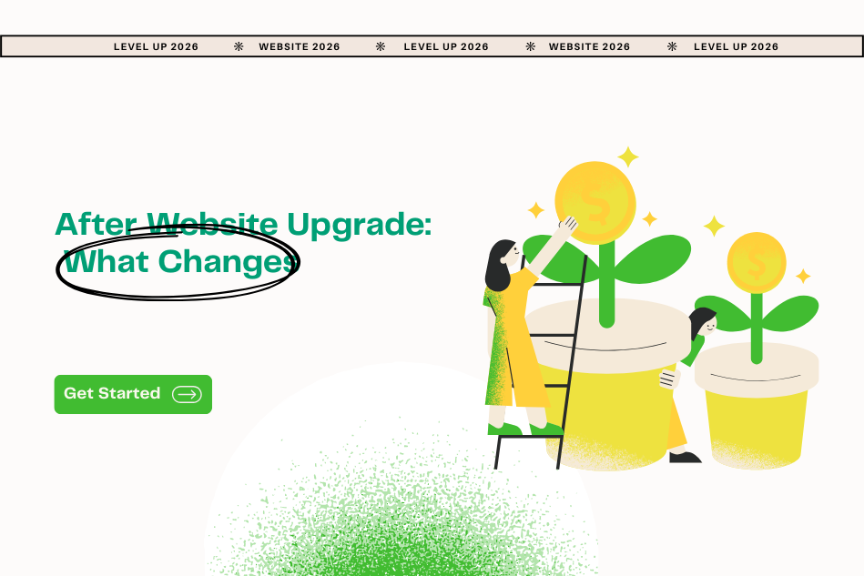 New website upgrade drives results.